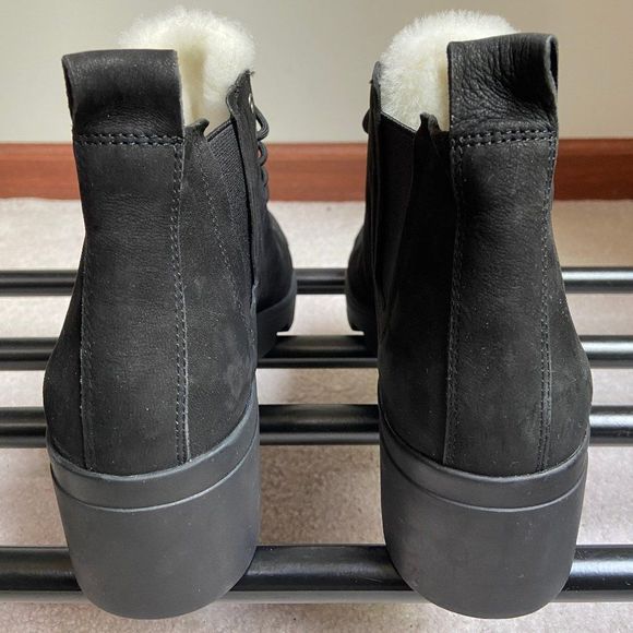 EILEEN FISHER Women Calm Leather Boots - Picture 5 of 7